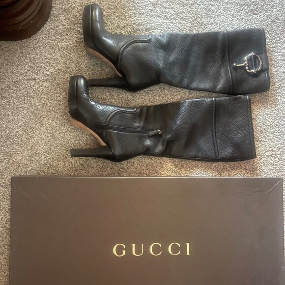 Hasler Horsebit Accent Leather Boots size 36.5 - Picture 1 of 3